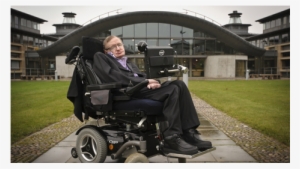 Stephen Hawking Outside The Dep - Stephen William Hawking