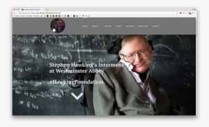 At Professor Hawking's Interment At Westminster Abbey, - Stephen Hawking 1942 2018