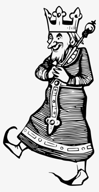 King,marcher,old Roi, - King Black And White Clip Art