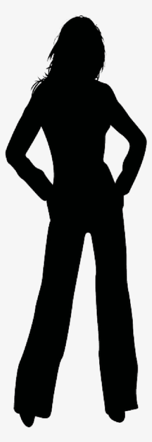 Human - Teen Girl Silhouette Png