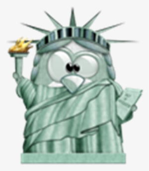 Statue Of Tux - Penguin Statue Of Liberty