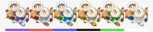 Ice Climbers Palette - Smash Bros Brawl Ice Climbers