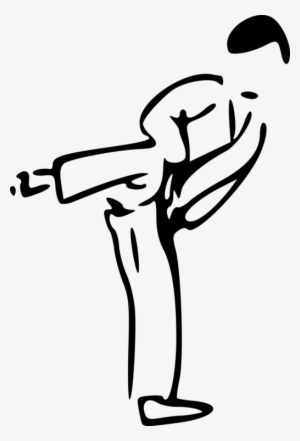 Martial Arts Karate Kick Download Sports Free Commercial - Karate Clip Art