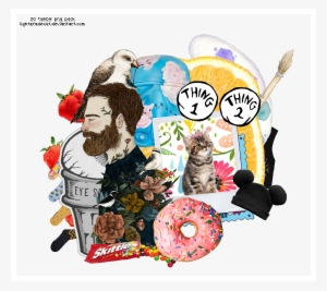 Tumblr Png Collage - Donut Care Samsung Galaxy J7 2016 / Sm-j710 Case