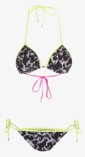 Leopard Triangle Bikini - Lingerie Top