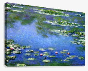 Water Lilies By Monet Canvas Print - Claude Monet Water Lilies