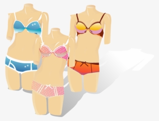 Swimsuit Panties Undergarment Clothing Bikini - Vector