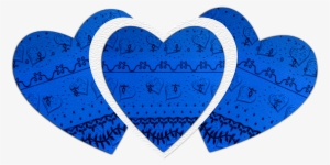 Blue Hearts - Corazones Azules De San Valentin