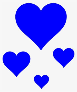 Hearts Clip Art At Clker - Blue Love Heart Png