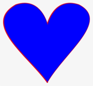 Blue Hearts Clip Art At Clker - Blue Heart