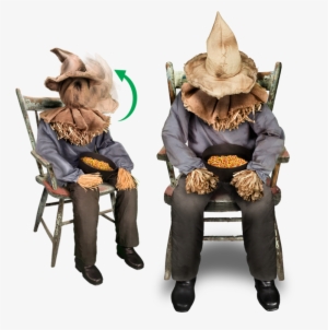 Halloween Splendi Halloween Scarecrow Prop Tekky Toys - Spirit Halloween Sitting Scarecrow