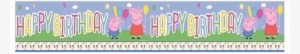 Homeparty Themespeppa Pig Party - Peppa Pig Foil Banner
