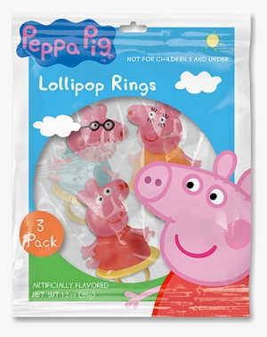 Peppa Pig Lollipop Rings - Peppa - 500x500 PNG Download - PNGkit