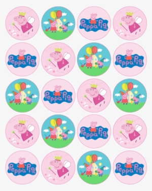 Peppa Pig Cupcakes - Topper Peppa Pig Png