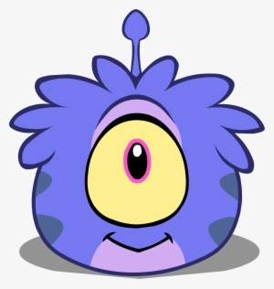 Puffle Purple1027 Igloo - Club Penguin Unreleased Puffles