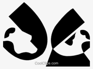 Masks Clipart Comedy Drama - Drama