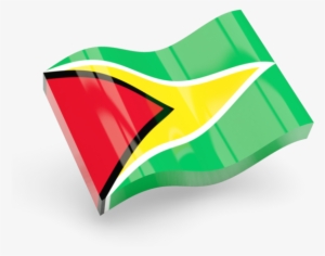 Illustration Of Flag Of Guyana - Guyana Flag Png Gif