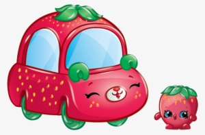 Ccs1 Strawberry Speedy Seeds - Shopkins Cutie Cars Strawberry Speedy Seeds