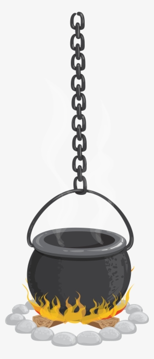 Hanging Cauldron Clipart