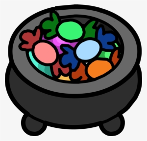 Candy Cauldron Icon - Cauldron Of Candy Clipart