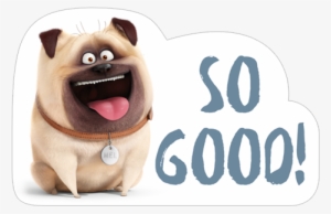Viber Sticker «secret Life Of Pets» - Secret Life Of Pets Pug