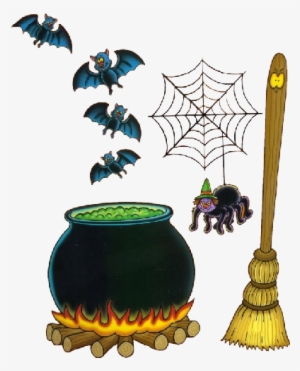 Witches Cauldron Halloween Cartoon Clip Art - Halloween Cartoon Witches Cauldron