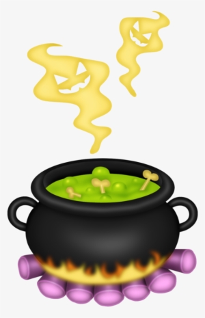 Caldron Clipart Halloween Food - Witch Potions Clipart