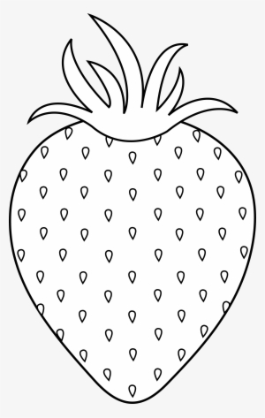 Strawberry Seeds Drawing - Strawberry Clipart Black And White Transparent