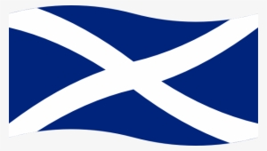 Scotland Flag Clipart Waving - St Andrews Flag Clip Art