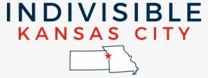 Indivisible Kansas City Logo With Kansas And Missouri - Indivisible Project