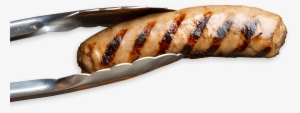 A Couple Enjoying Hamburgers Sausage - Roasted Sausage Png