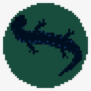 Blue Spotted Salamander - Lannister Game Of Thrones Pixel Art