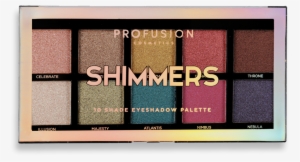 10-shade Eyeshadow Palette Featuring Vivid Shimmer