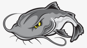 Printed Vinyl Catfish Fishing - Sticker Catfish Fish Nervy L Color Print (9 X 5 Inch)