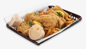 Catfish With Rice Png - Platter Of Bridge Rolls