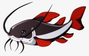 My Pet Fish By Animewave - Red Tail Catfish Cartoon