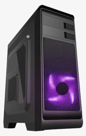 Phoenix Hero Pc Monitor Bundle Save £50 - Spire Hero Blue Atx Gaming Case With Window, No Psu,