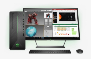Pavilion Gaming Desktop Multitasking Screen - Hp Pavilion 690 0002nb
