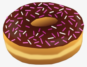 Pink Doughnut Png Download - Donuts And Dead [book]
