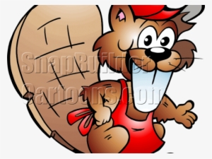 Drawn Buck Beaver - Beaver Mascot