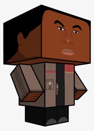 Cubeecraft Finn Star Wars Episode Vii By Jagamen On - Paper Toy Mandela
