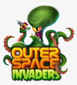 Game Logo, Poster, & Icon - Outerspace Invaders Slot