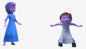 Buy Disney Infinity Frozen - Young Elsa And Anna Png