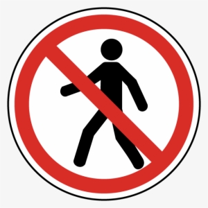 No Thoroughfare Label - Red Signs In The Workplace