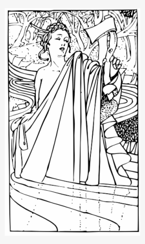 Free Vector Mercury Holding An Axe Clip Art - Vector Graphics