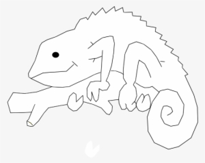 Chameleon Png Transparent - Coloring Book