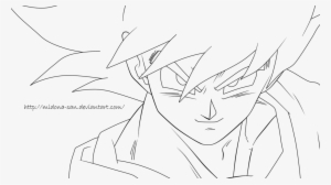 Goku Lineart By Midona - Goku