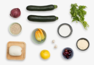 Mozzarella & Barley-stuffed Zucchini With Crispy Squash - Squash Blossom