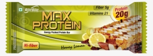 Max Protein Professional - Ritebite Max Protein Honey Lemon Energy Bar, Pack Of