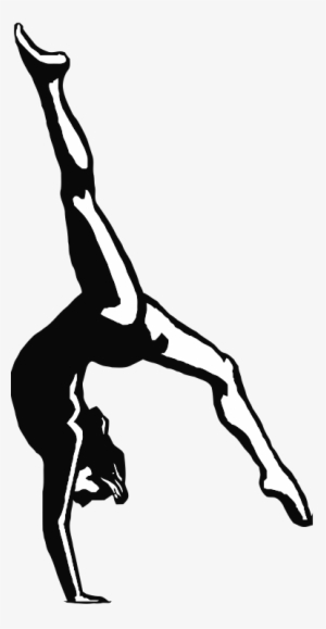 Cartoon Doing Gymnastics